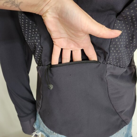 Lululemon Black Fitted Athletic Jacket Size M - Picture 7 of 14